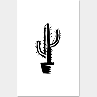 Cactus Shade Black 'n White Gift Tshirt Posters and Art